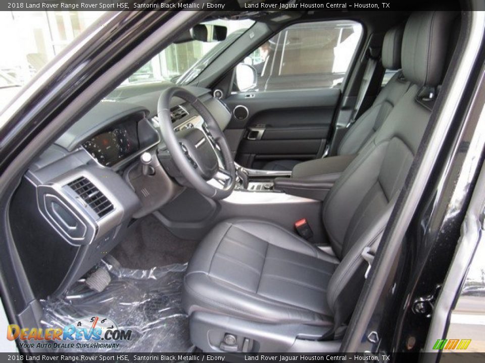 2018 Land Rover Range Rover Sport HSE Santorini Black Metallic / Ebony Photo #3