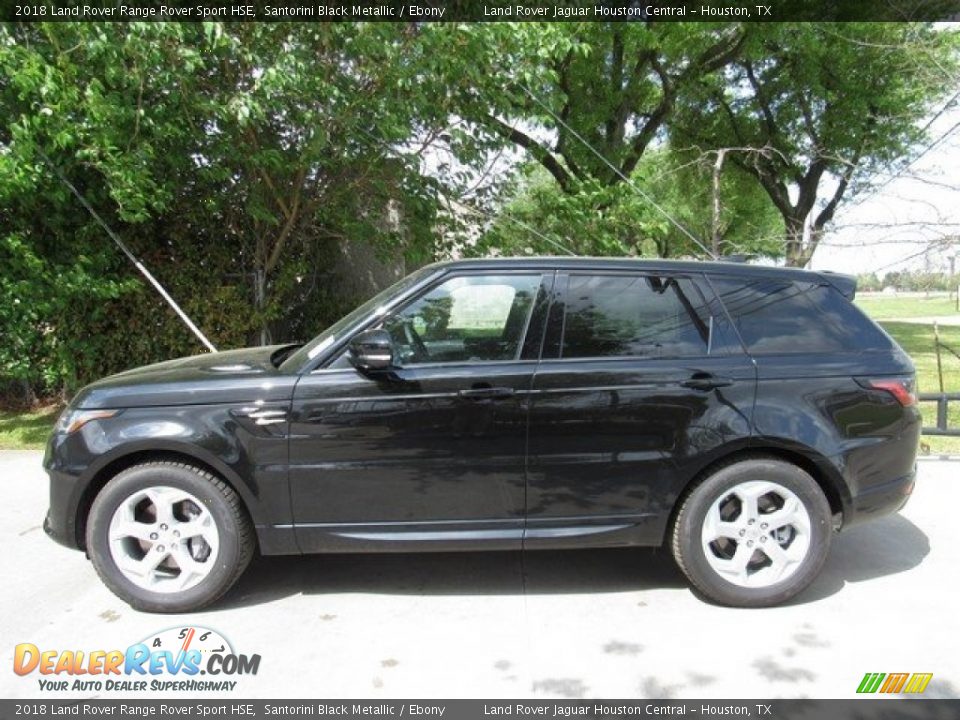 2018 Land Rover Range Rover Sport HSE Santorini Black Metallic / Ebony Photo #11