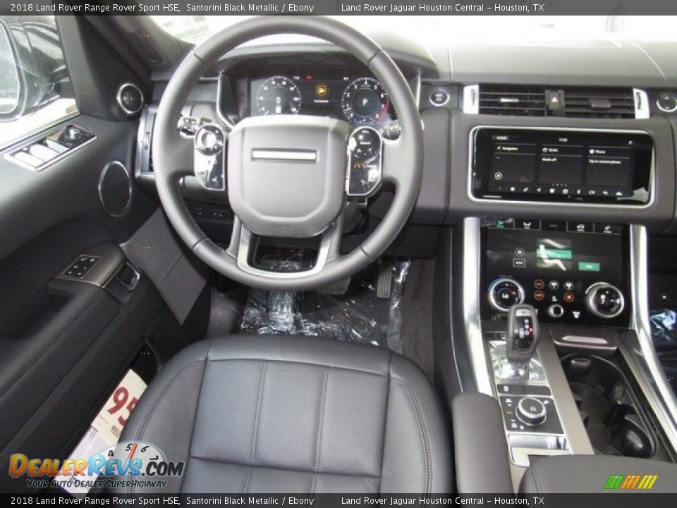 2018 Land Rover Range Rover Sport HSE Santorini Black Metallic / Ebony Photo #14