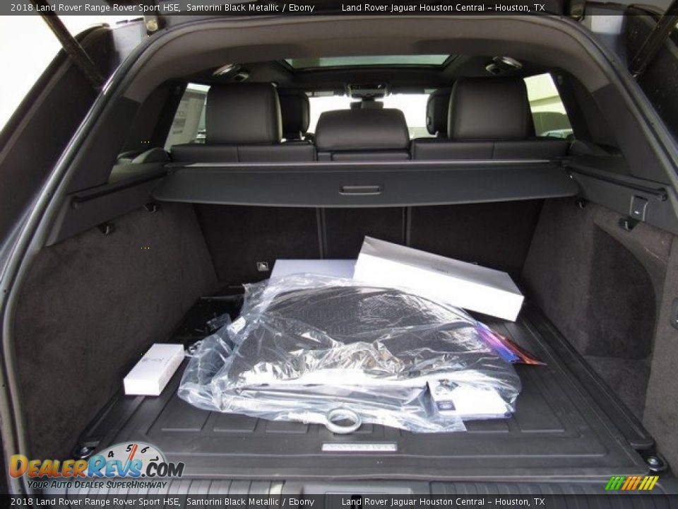 2018 Land Rover Range Rover Sport HSE Santorini Black Metallic / Ebony Photo #17