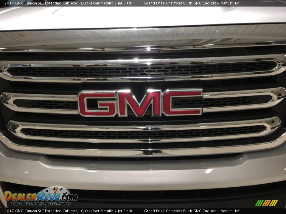 2017 GMC Canyon SLE Extended Cab 4x4 Quicksilver Metallic / Jet Black Photo #9