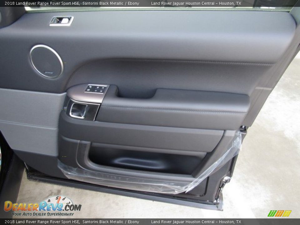 2018 Land Rover Range Rover Sport HSE Santorini Black Metallic / Ebony Photo #21