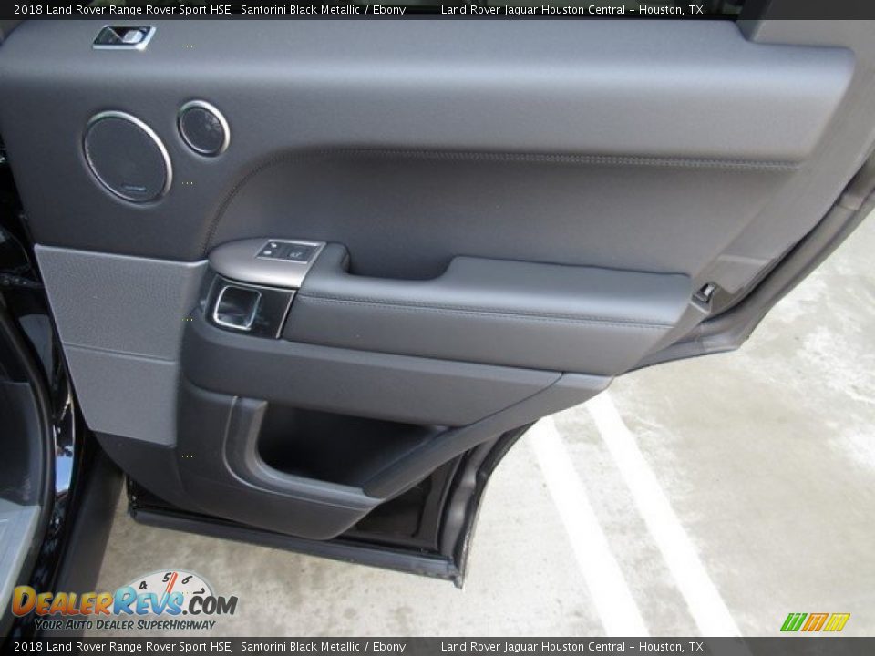 2018 Land Rover Range Rover Sport HSE Santorini Black Metallic / Ebony Photo #22