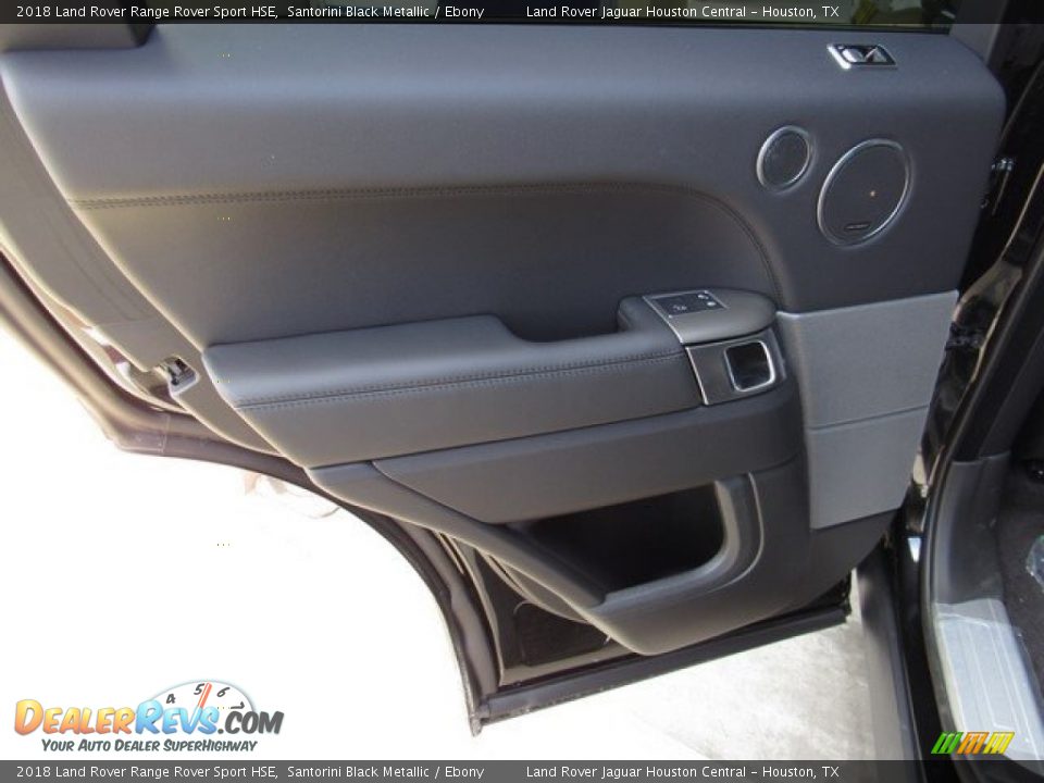2018 Land Rover Range Rover Sport HSE Santorini Black Metallic / Ebony Photo #23