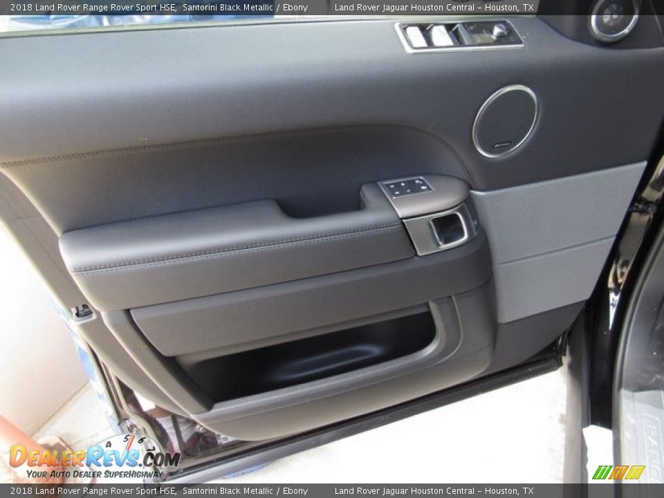 2018 Land Rover Range Rover Sport HSE Santorini Black Metallic / Ebony Photo #24