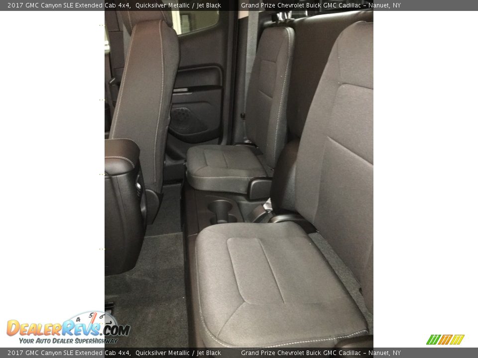 2017 GMC Canyon SLE Extended Cab 4x4 Quicksilver Metallic / Jet Black Photo #14