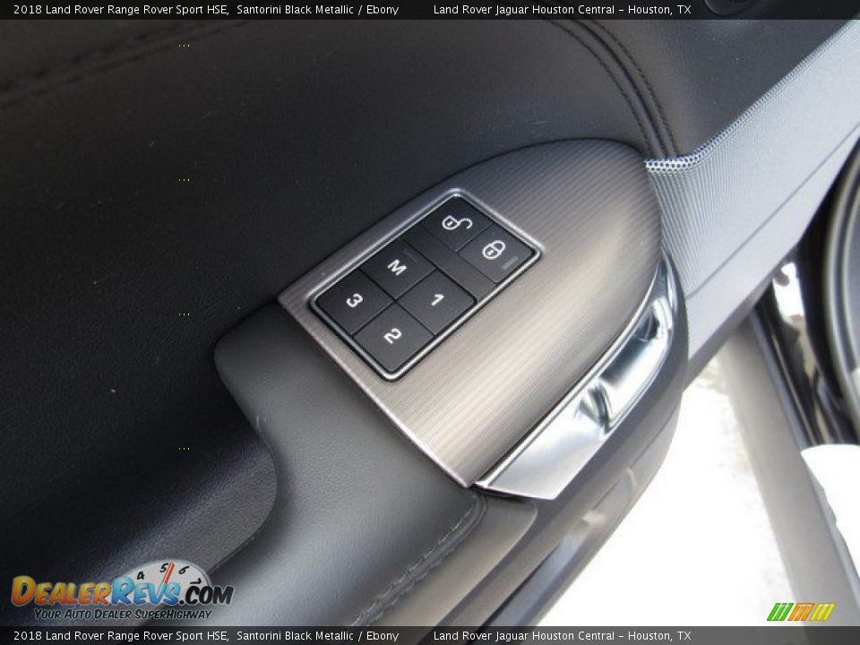2018 Land Rover Range Rover Sport HSE Santorini Black Metallic / Ebony Photo #26