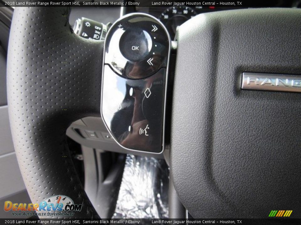 2018 Land Rover Range Rover Sport HSE Santorini Black Metallic / Ebony Photo #29