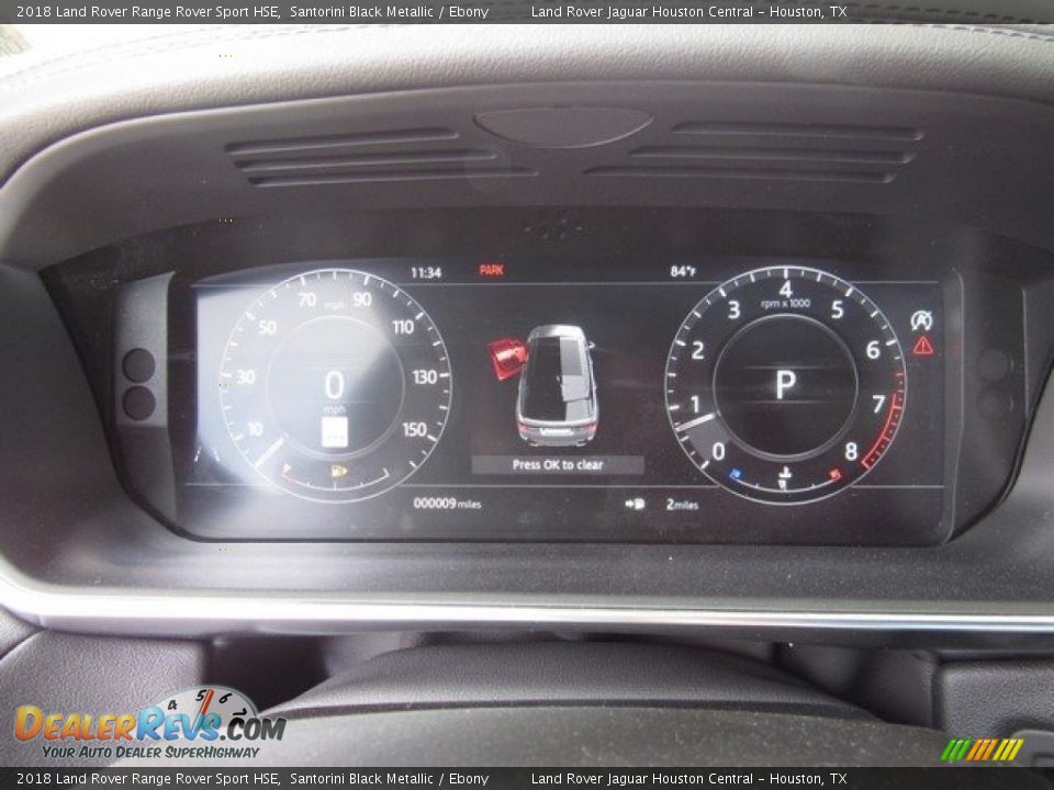 2018 Land Rover Range Rover Sport HSE Santorini Black Metallic / Ebony Photo #31