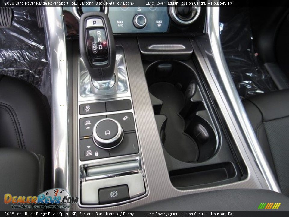 2018 Land Rover Range Rover Sport HSE Santorini Black Metallic / Ebony Photo #36