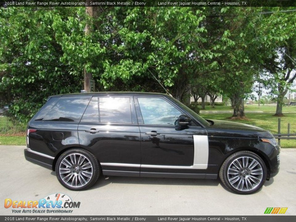 Santorini Black Metallic 2018 Land Rover Range Rover Autobiography Photo #6