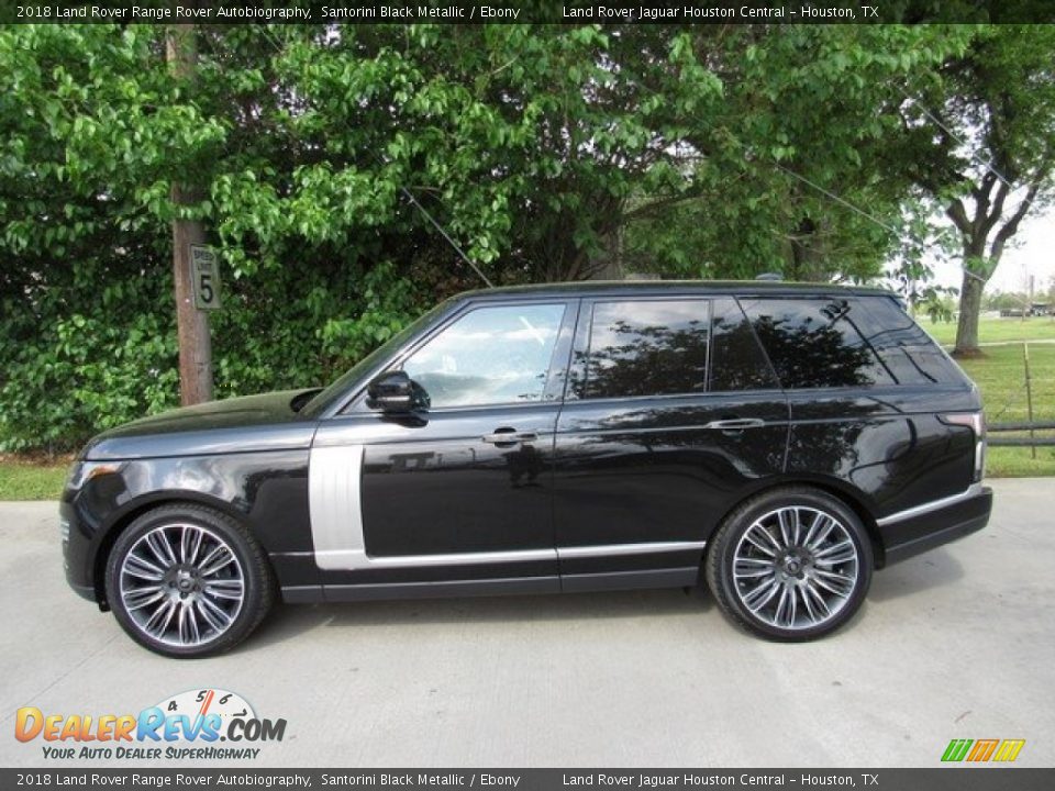 Santorini Black Metallic 2018 Land Rover Range Rover Autobiography Photo #11