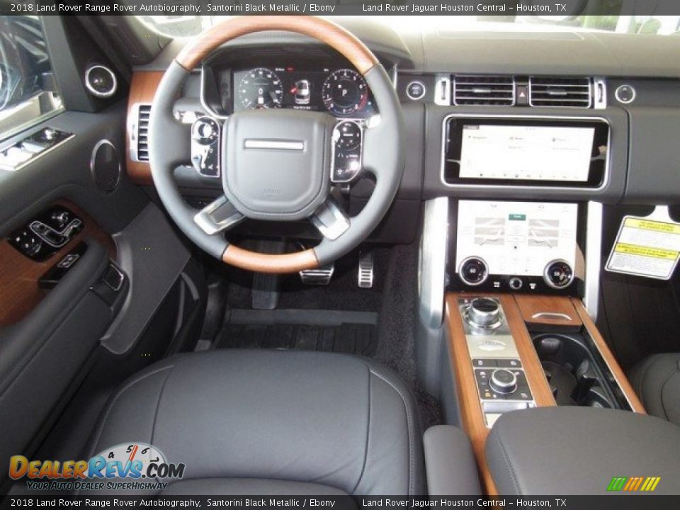 2018 Land Rover Range Rover Autobiography Santorini Black Metallic / Ebony Photo #14