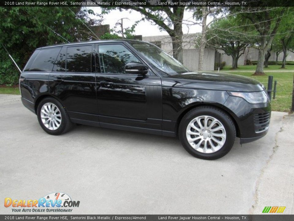 2018 Land Rover Range Rover HSE Santorini Black Metallic / Espresso/Almond Photo #1