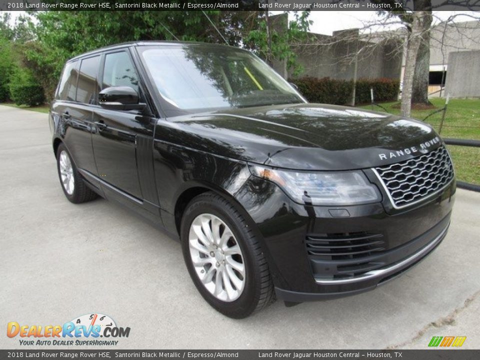 2018 Land Rover Range Rover HSE Santorini Black Metallic / Espresso/Almond Photo #2