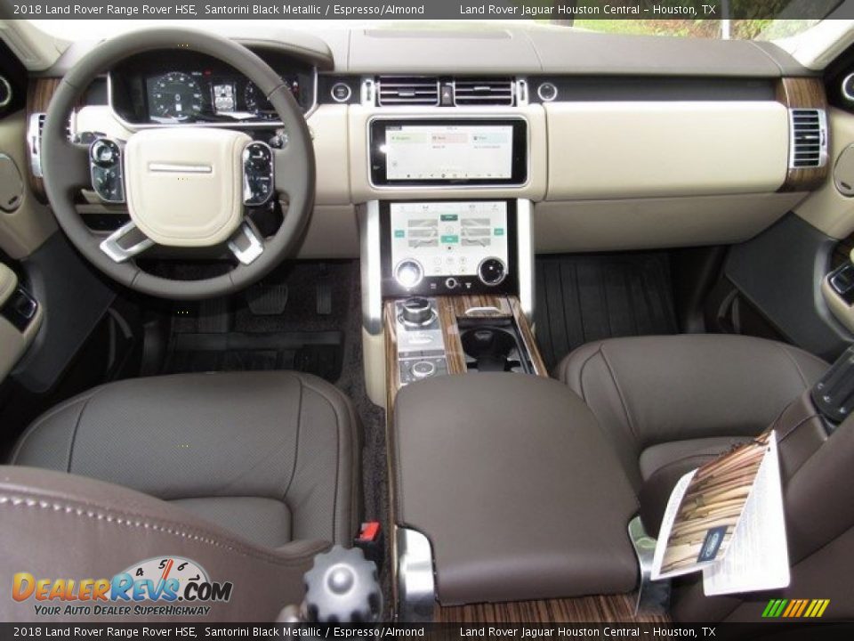 2018 Land Rover Range Rover HSE Santorini Black Metallic / Espresso/Almond Photo #4
