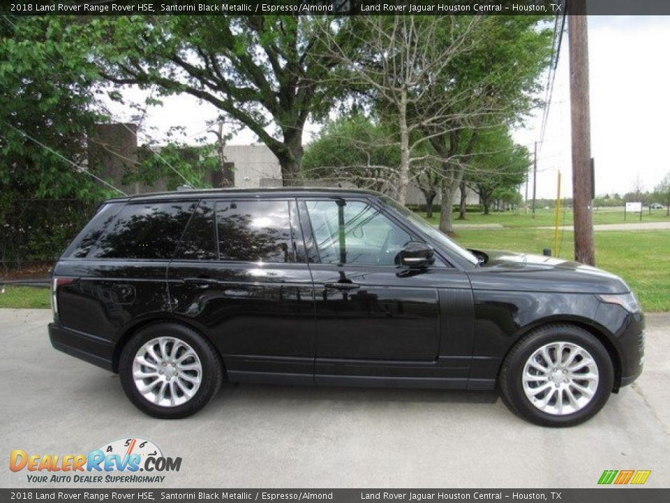 2018 Land Rover Range Rover HSE Santorini Black Metallic / Espresso/Almond Photo #6