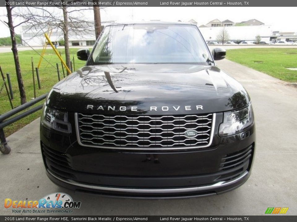 2018 Land Rover Range Rover HSE Santorini Black Metallic / Espresso/Almond Photo #9