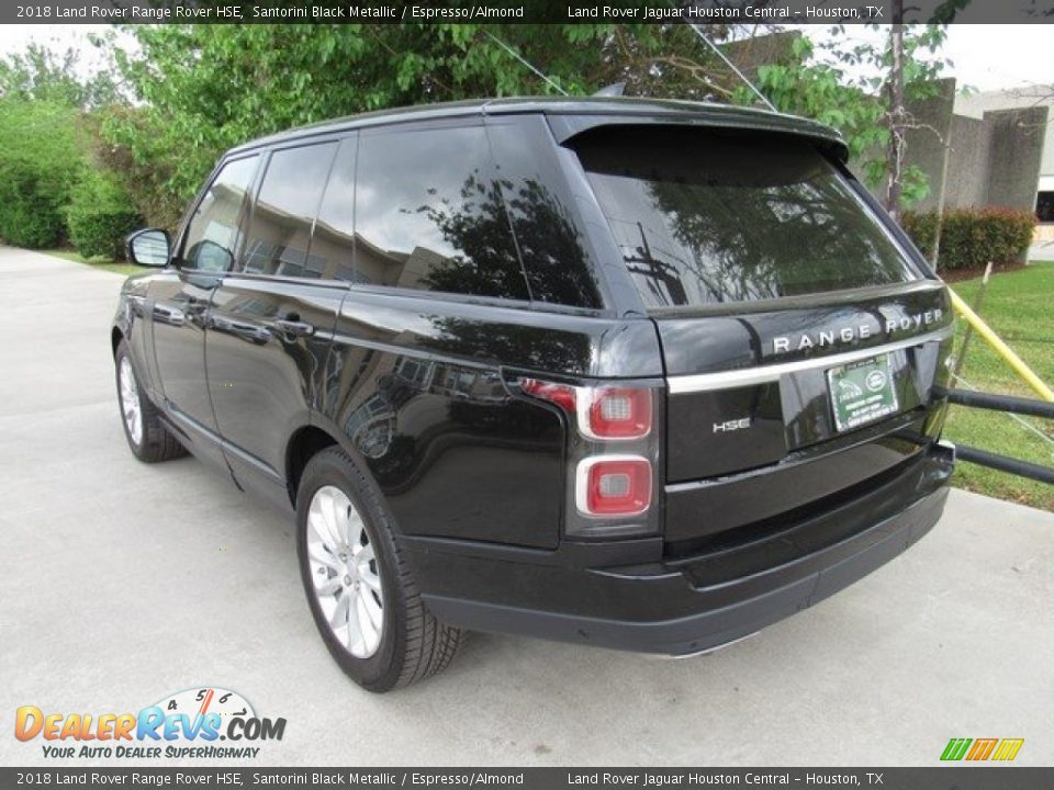 2018 Land Rover Range Rover HSE Santorini Black Metallic / Espresso/Almond Photo #12
