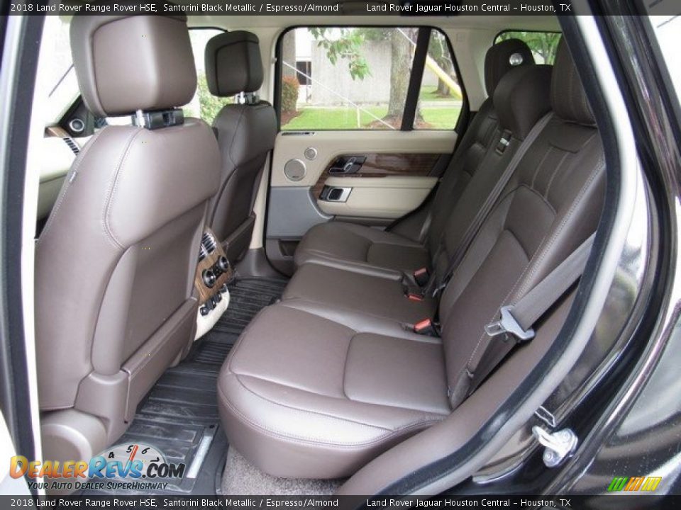 2018 Land Rover Range Rover HSE Santorini Black Metallic / Espresso/Almond Photo #13