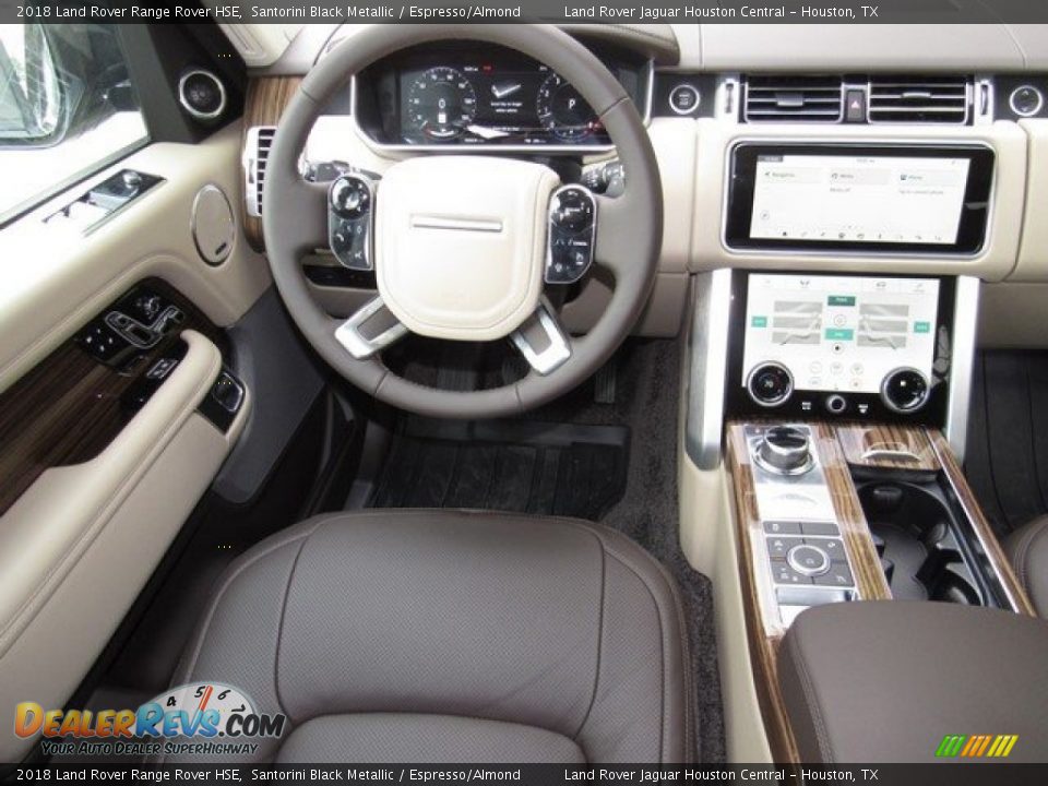 2018 Land Rover Range Rover HSE Santorini Black Metallic / Espresso/Almond Photo #14