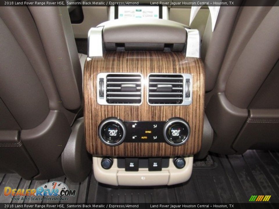 2018 Land Rover Range Rover HSE Santorini Black Metallic / Espresso/Almond Photo #16