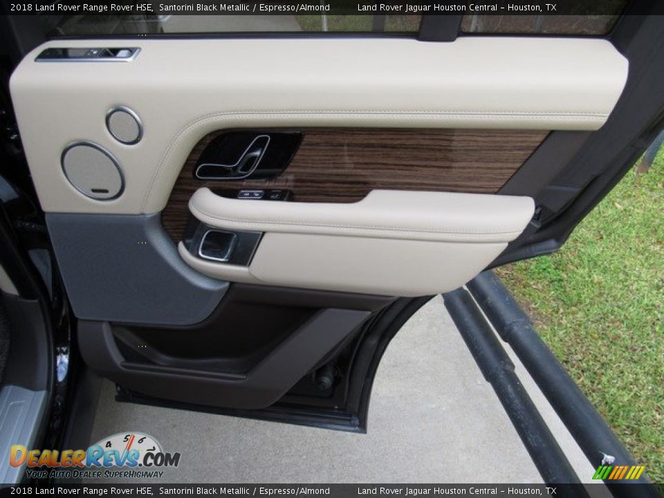 2018 Land Rover Range Rover HSE Santorini Black Metallic / Espresso/Almond Photo #23