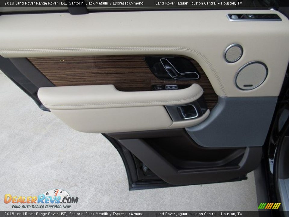 2018 Land Rover Range Rover HSE Santorini Black Metallic / Espresso/Almond Photo #26