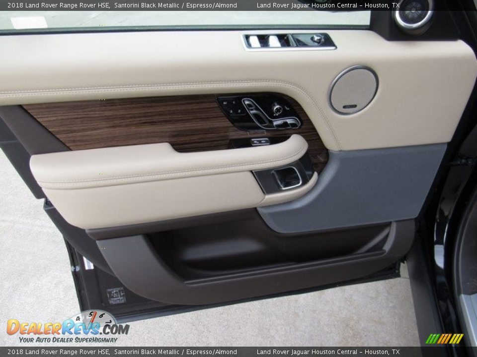 2018 Land Rover Range Rover HSE Santorini Black Metallic / Espresso/Almond Photo #27