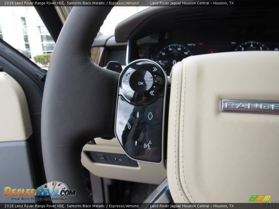2018 Land Rover Range Rover HSE Santorini Black Metallic / Espresso/Almond Photo #31