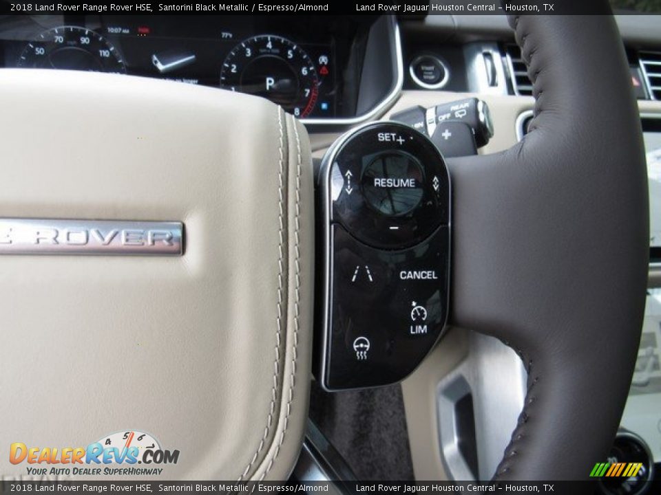2018 Land Rover Range Rover HSE Santorini Black Metallic / Espresso/Almond Photo #32