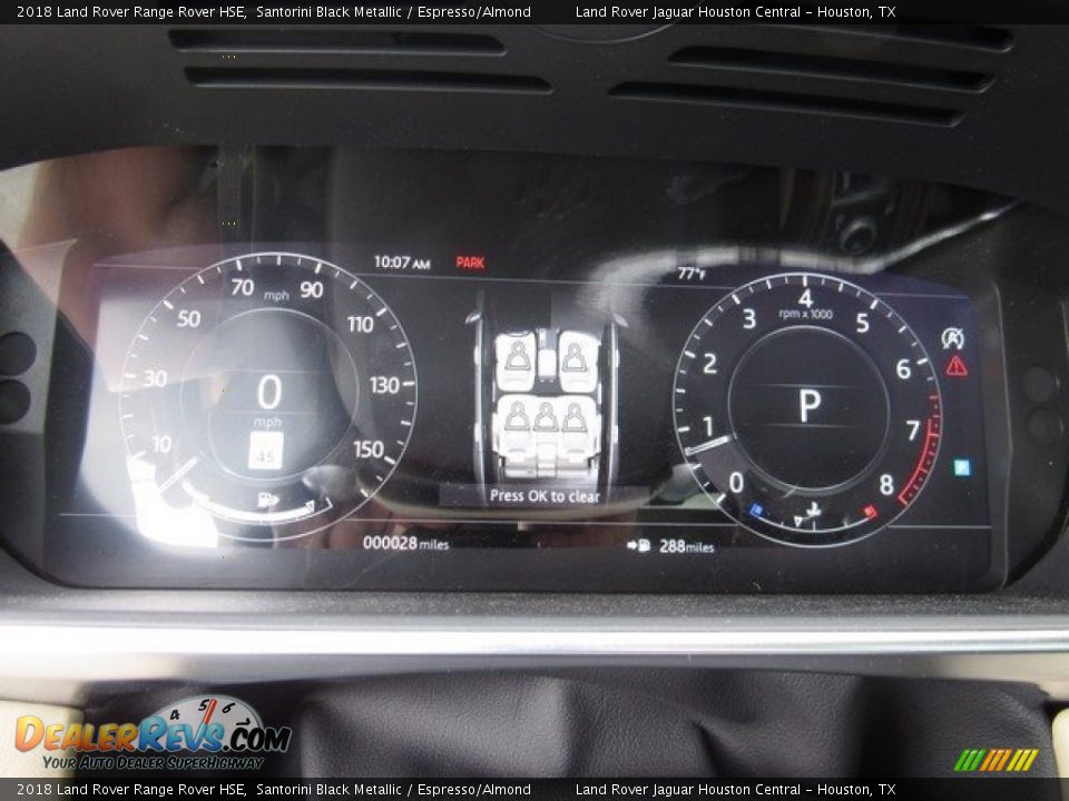 2018 Land Rover Range Rover HSE Santorini Black Metallic / Espresso/Almond Photo #33