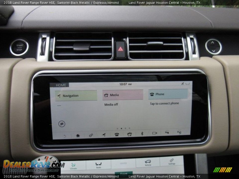 2018 Land Rover Range Rover HSE Santorini Black Metallic / Espresso/Almond Photo #34