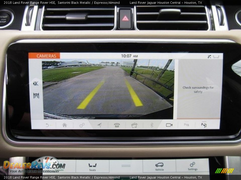 2018 Land Rover Range Rover HSE Santorini Black Metallic / Espresso/Almond Photo #36