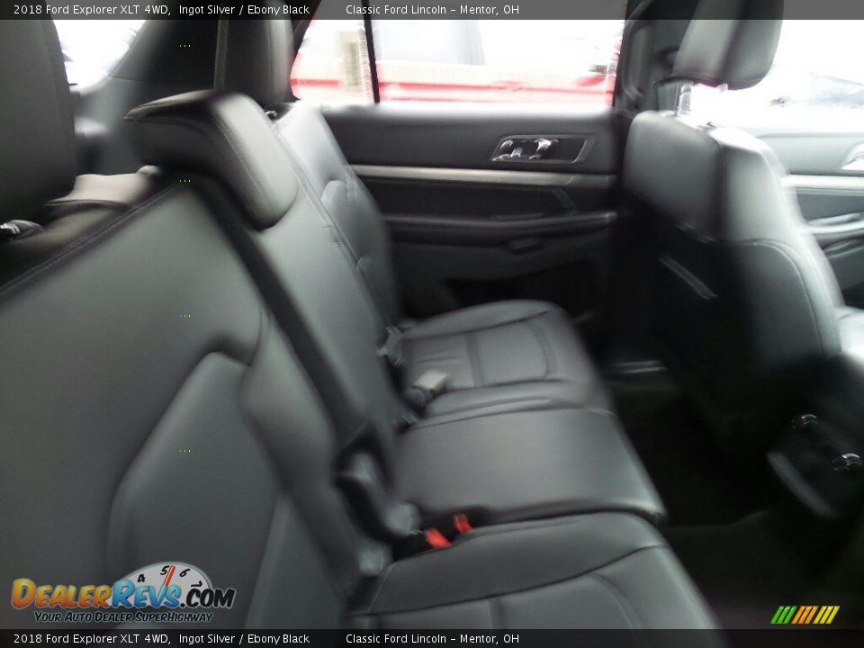 2018 Ford Explorer XLT 4WD Ingot Silver / Ebony Black Photo #5