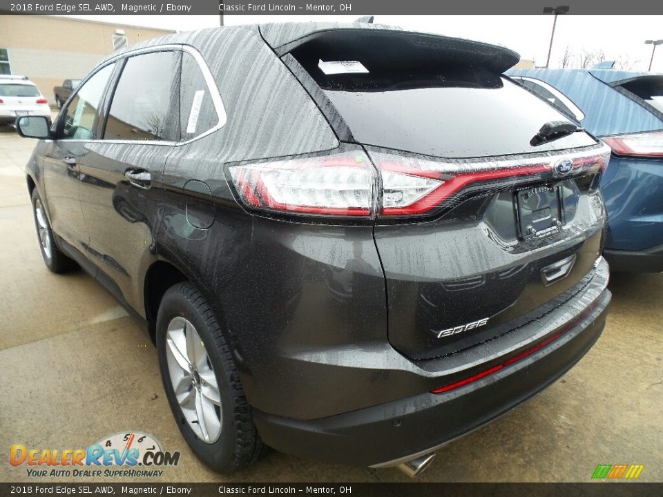 2018 Ford Edge SEL AWD Magnetic / Ebony Photo #3