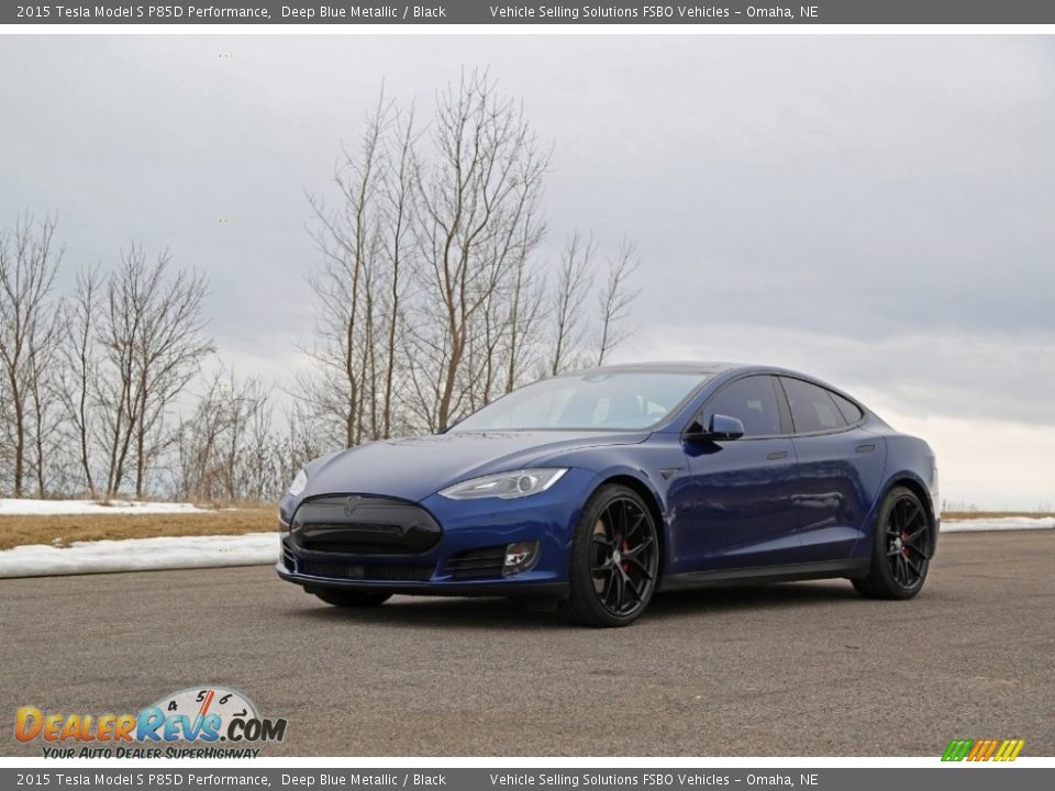 Front 3/4 View of 2015 Tesla Model S P85D Performance Photo #3