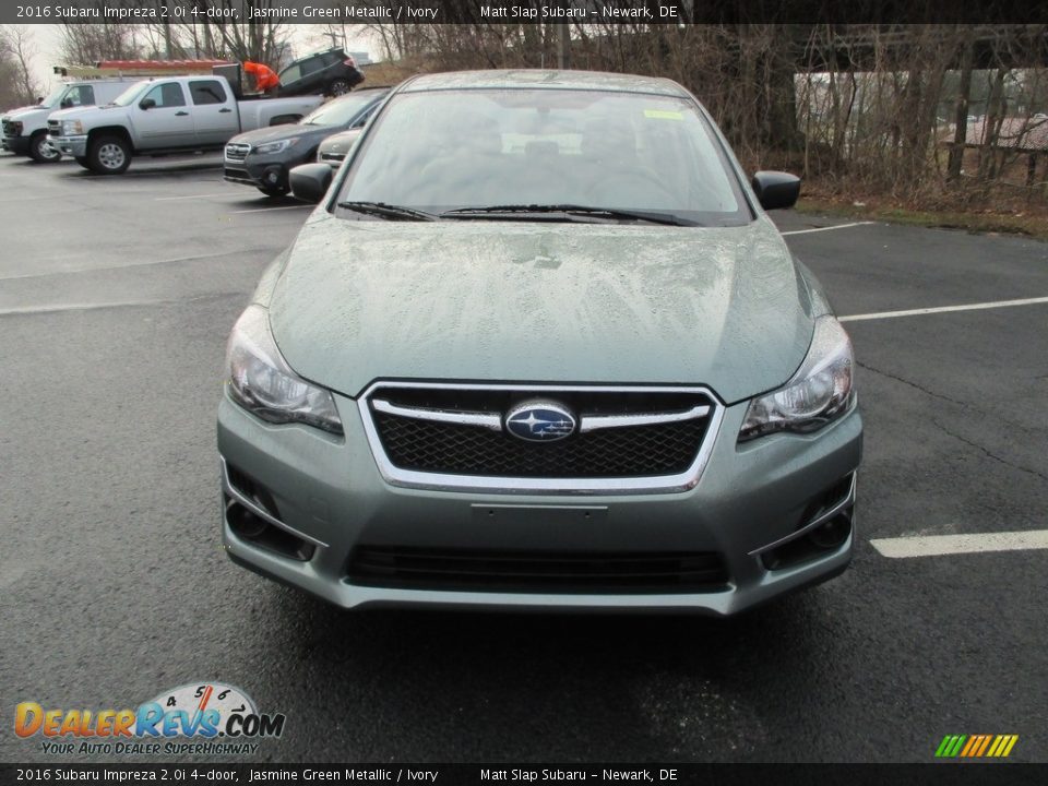 2016 Subaru Impreza 2.0i 4-door Jasmine Green Metallic / Ivory Photo #3