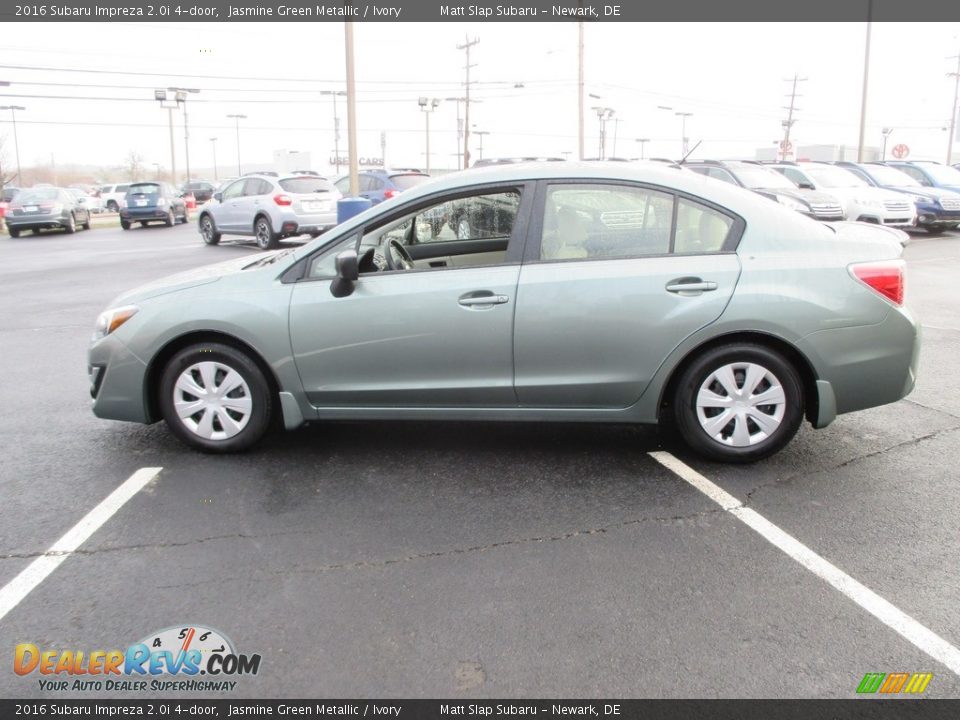 2016 Subaru Impreza 2.0i 4-door Jasmine Green Metallic / Ivory Photo #9