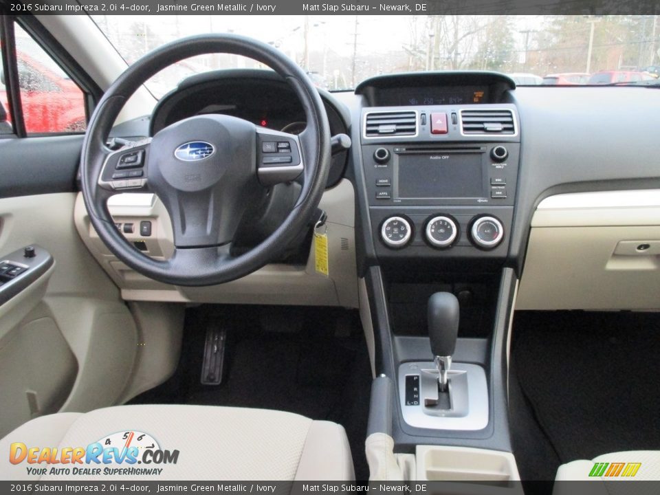 2016 Subaru Impreza 2.0i 4-door Jasmine Green Metallic / Ivory Photo #10