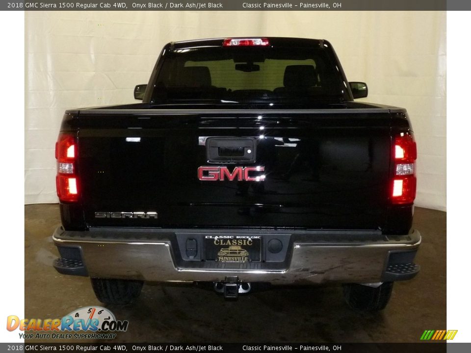 2018 GMC Sierra 1500 Regular Cab 4WD Onyx Black / Dark Ash/Jet Black Photo #3