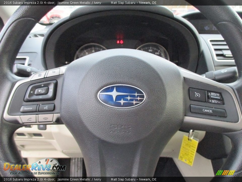 2016 Subaru Impreza 2.0i 4-door Jasmine Green Metallic / Ivory Photo #11