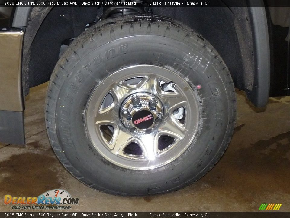 2018 GMC Sierra 1500 Regular Cab 4WD Onyx Black / Dark Ash/Jet Black Photo #5