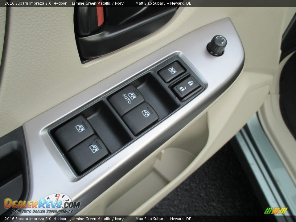2016 Subaru Impreza 2.0i 4-door Jasmine Green Metallic / Ivory Photo #15