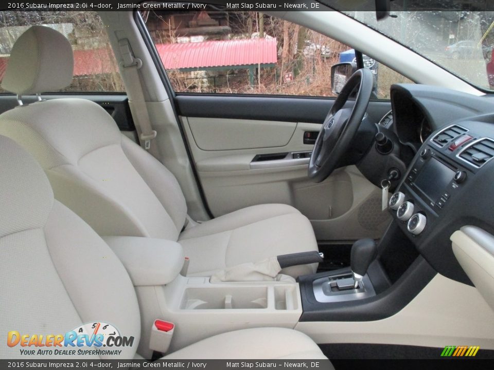 2016 Subaru Impreza 2.0i 4-door Jasmine Green Metallic / Ivory Photo #17