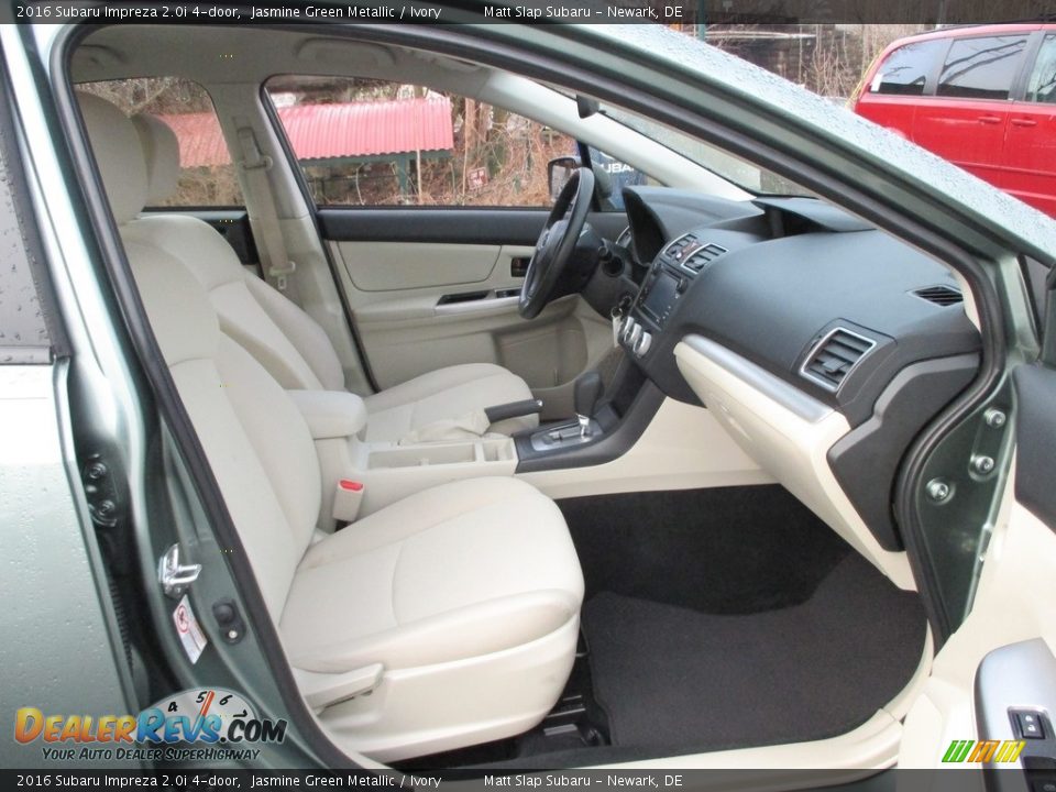 2016 Subaru Impreza 2.0i 4-door Jasmine Green Metallic / Ivory Photo #18