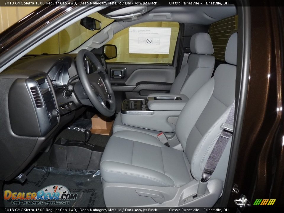 2018 GMC Sierra 1500 Regular Cab 4WD Deep Mahogany Metallic / Dark Ash/Jet Black Photo #6