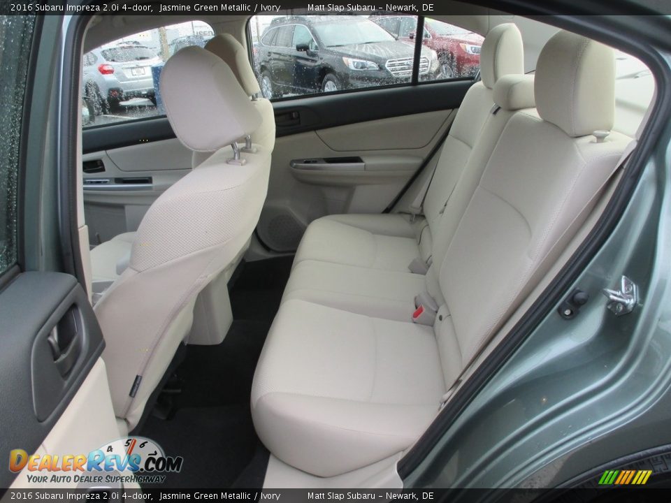 2016 Subaru Impreza 2.0i 4-door Jasmine Green Metallic / Ivory Photo #21