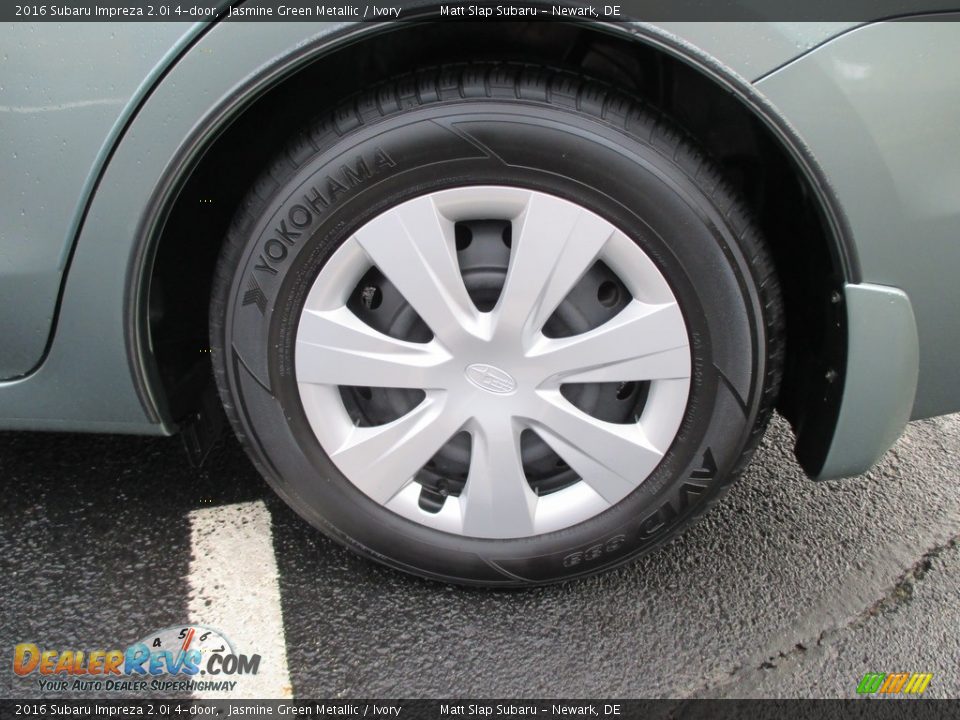 2016 Subaru Impreza 2.0i 4-door Jasmine Green Metallic / Ivory Photo #22