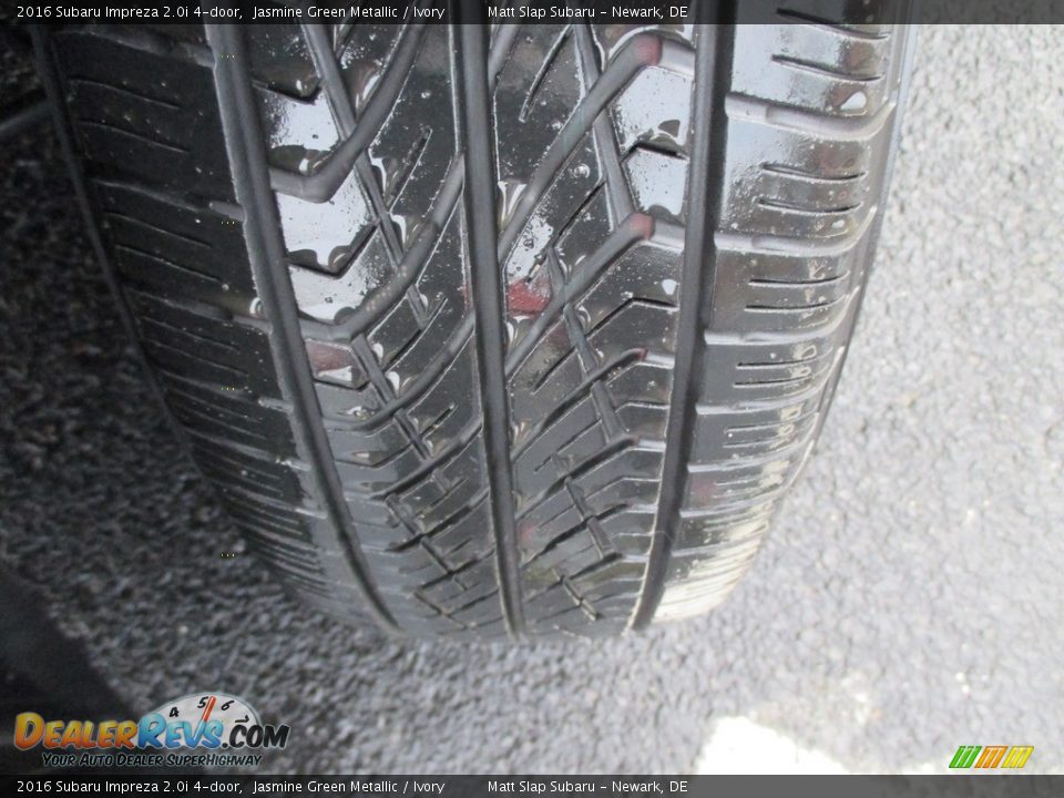 2016 Subaru Impreza 2.0i 4-door Jasmine Green Metallic / Ivory Photo #23